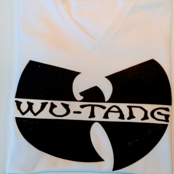 Women V Neck Wu-Tang Clan T Shirt - Picture 3 of 3